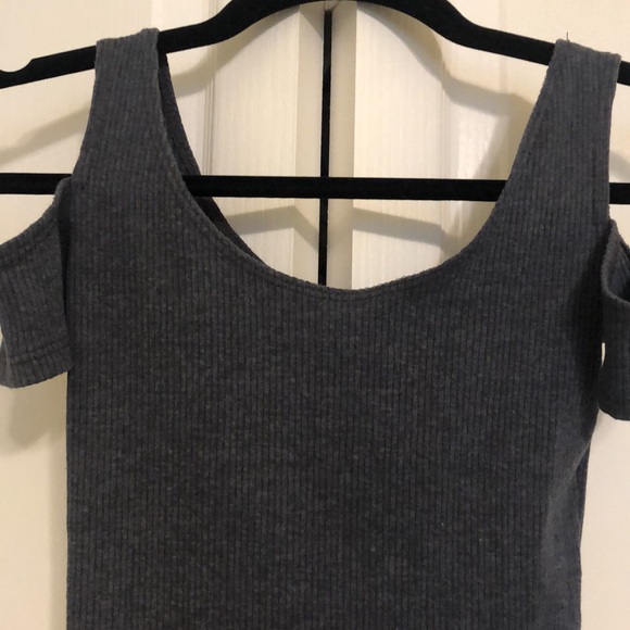 PacSun x LA Hearts Gray Crop Top - Picture 3 of 5